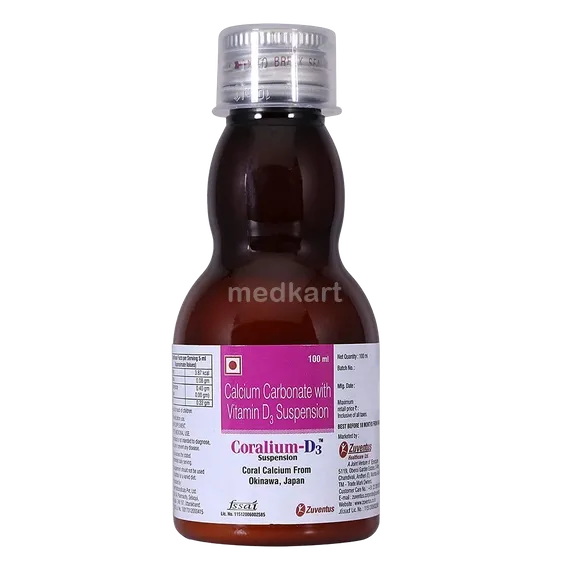 coralium d3 syrup 100 ml